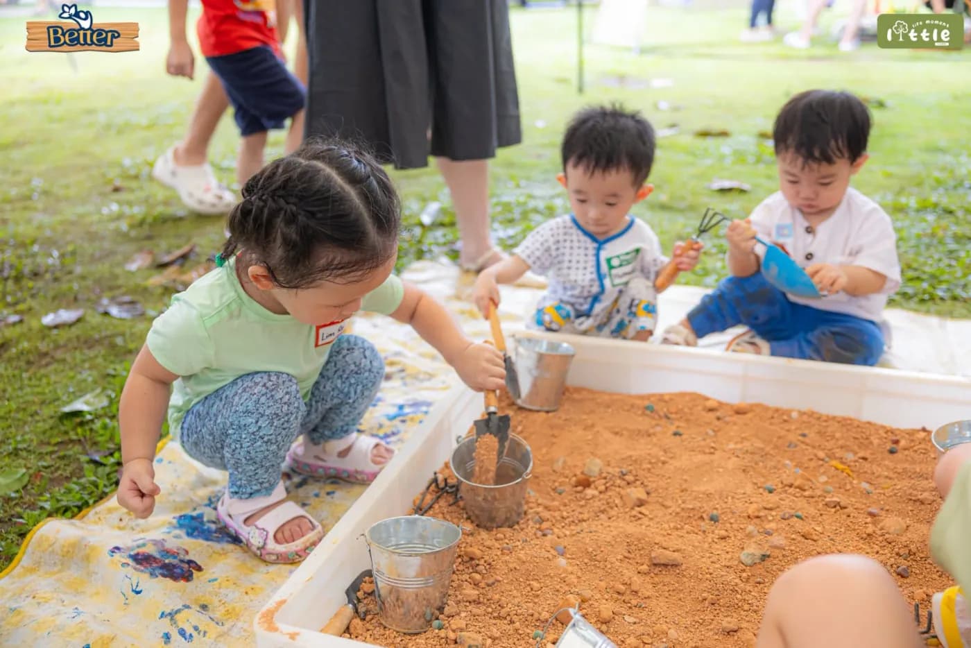 PaMaMe families — Sand play