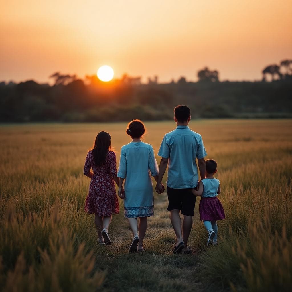 Golden Hour Family Photos